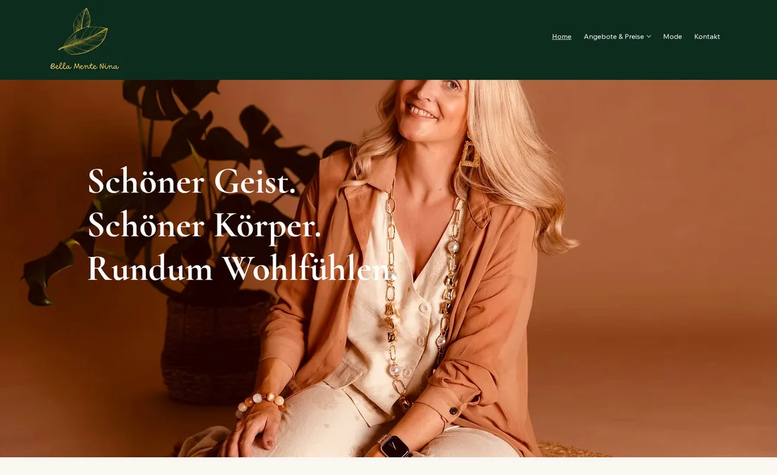 Website-Vorschau: Bellamente