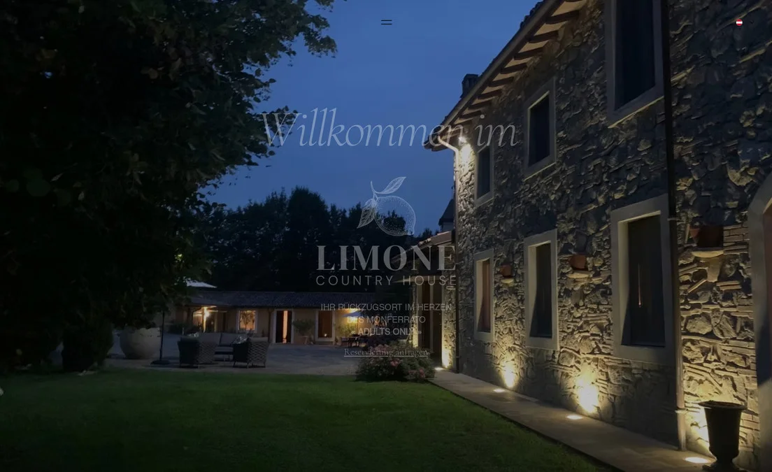 Website-Vorschau: Country House Limone